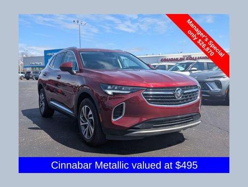 Cinnabar Metallic 2023 Buick Envision Essence AWD