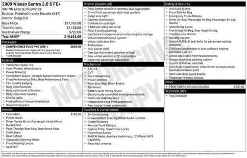 2009 Nissan Sentra 2.0 S