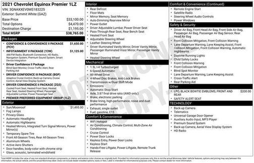2021 Chevrolet Equinox Premier w/1LZ