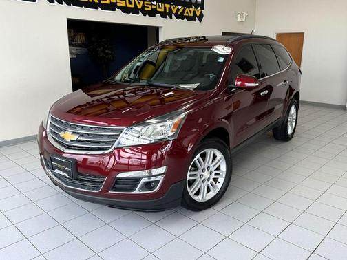 Siren Red Tintcoat 2015 Chevrolet Traverse 1LT