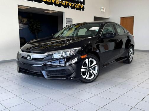 Crystal Black Pearl 2016 Honda Civic LX