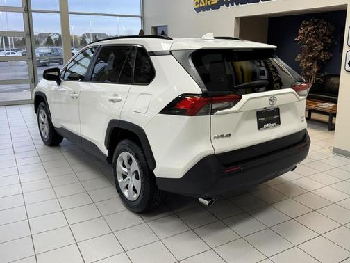 Super White 2019 Toyota RAV4 LE