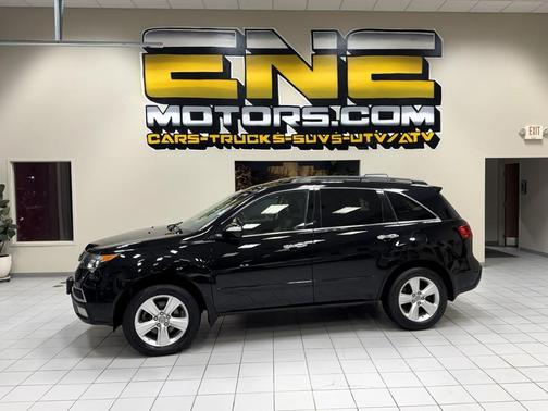Crystal Black Pearl 2012 Acura MDX 3.7L