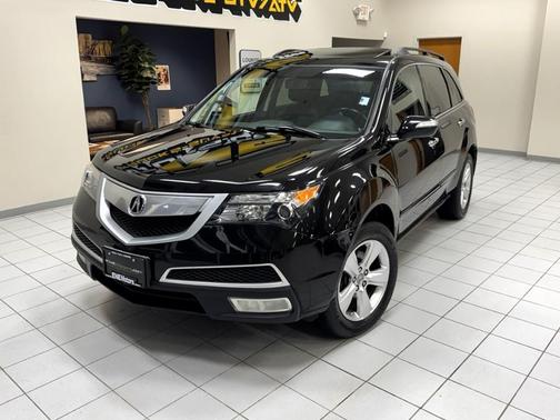 Crystal Black Pearl 2012 Acura MDX 3.7L