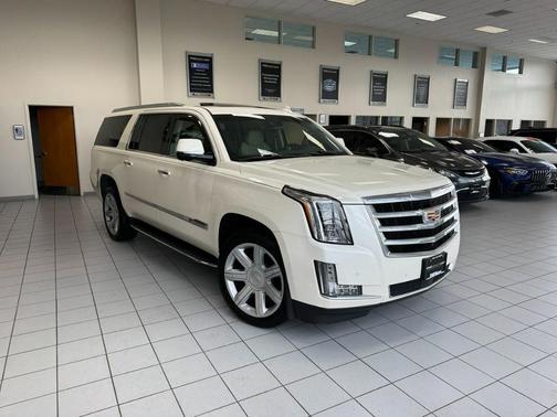 White Diamond Tri-Coat 2015 Cadillac Escalade ESV Premium