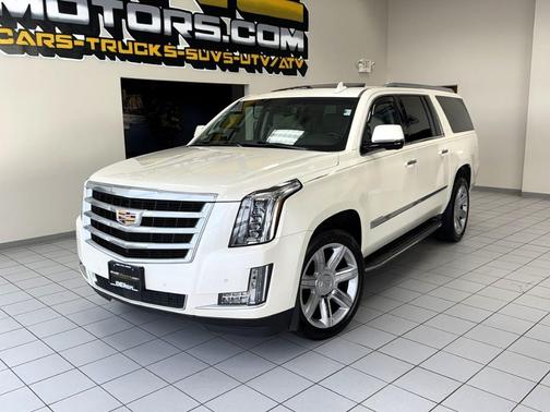 White Diamond Tri-Coat 2015 Cadillac Escalade ESV Premium