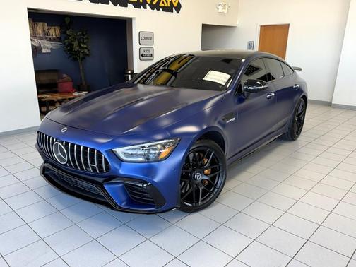 designo Brilliant Blue Magno 2020 Mercedes-Benz AMG GT 63 4-Door