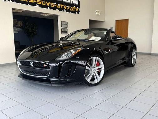 Ultimate Black Metallic 2014 Jaguar F-TYPE V8 S