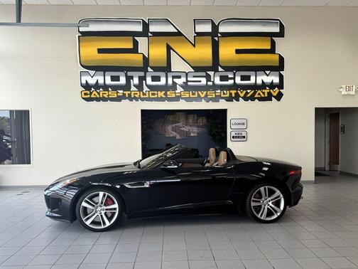 Ultimate Black Metallic 2014 Jaguar F-TYPE V8 S