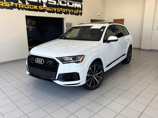 Glacier White Metallic 2022 Audi Q7 55 Premium Plus