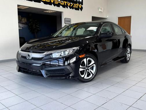 Crystal Black Pearl 2016 Honda Civic LX