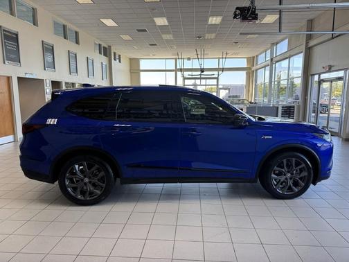Apex Blue Pearl 2022 Acura MDX A-Spec