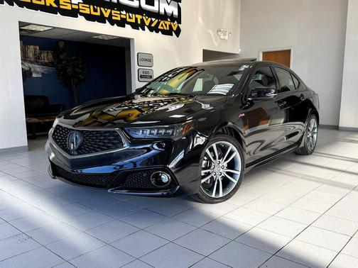 Crystal Black Pearl 2019 Acura TLX Technology