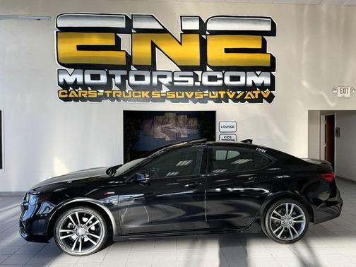 Crystal Black Pearl 2019 Acura TLX Technology