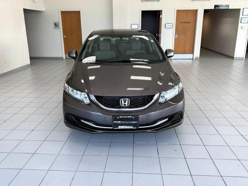 Alabaster Silver Metallic 2013 Honda Civic LX