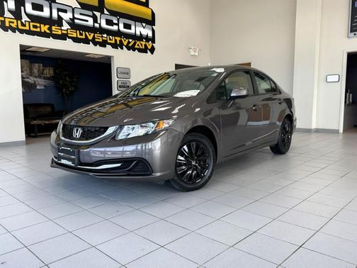Alabaster Silver Metallic 2013 Honda Civic LX