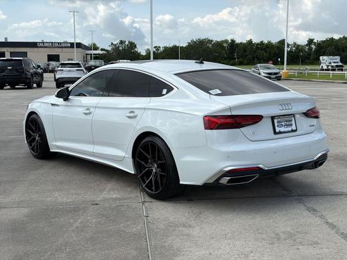 Glacier White Metallic 2023 Audi A5 Sportback 45 S Line Premium