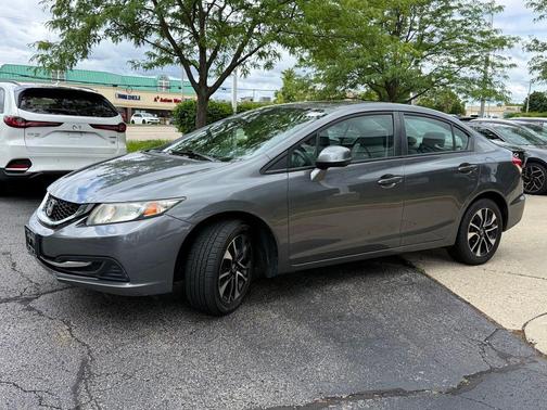 Gray 2013 Honda Civic EX