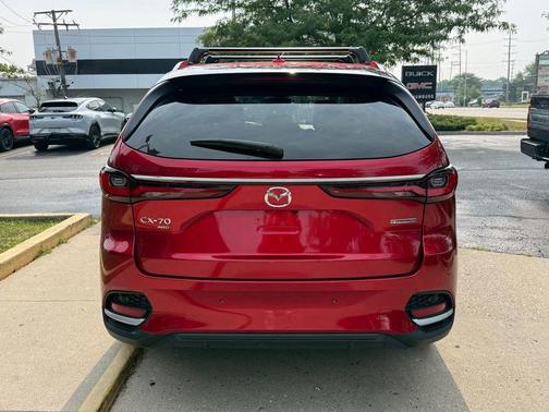 Soul Red Crystal Metallic 2025 Mazda CX-70 PHEV Premium Package