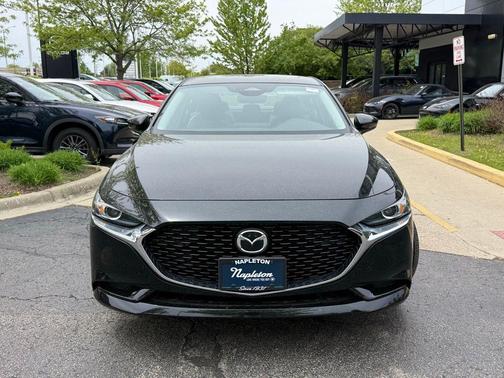 Jet Black Mica 2026 Mazda Mazda3 FWD w/Preferred Package