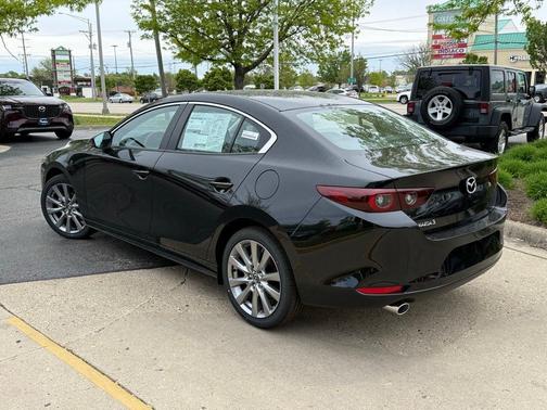 Jet Black Mica 2026 Mazda Mazda3 FWD w/Preferred Package