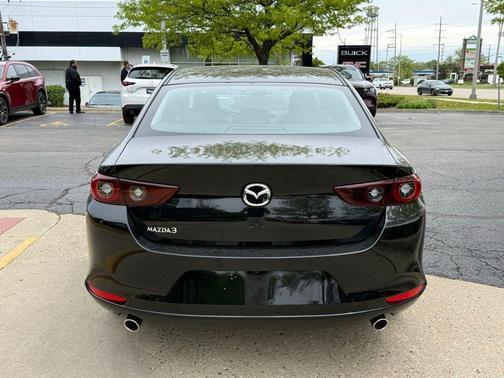 Jet Black Mica 2026 Mazda Mazda3 FWD w/Preferred Package