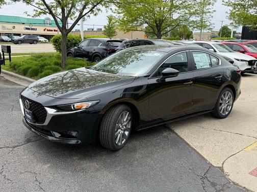 Jet Black Mica 2026 Mazda Mazda3 FWD w/Preferred Package