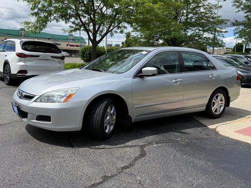 Alabaster Silver Metallic 2007 Honda Accord EX
