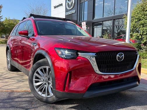 Soul Red Crystal Metallic 2024 Mazda CX-90 PHEV Preferred