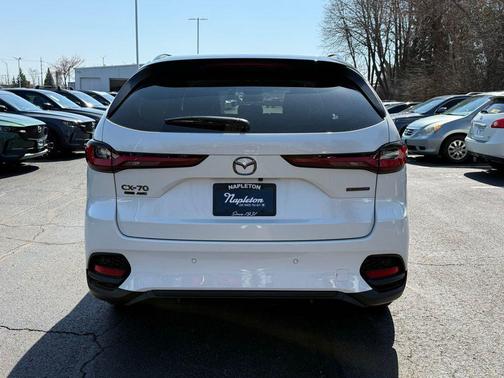 Rhodium White Premium 2026 Mazda CX-70 PHEV SC Plus