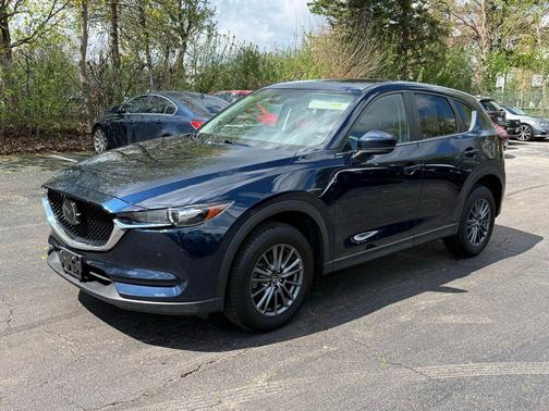 Deep Crystal Blue Mica 2021 Mazda CX-5 Touring