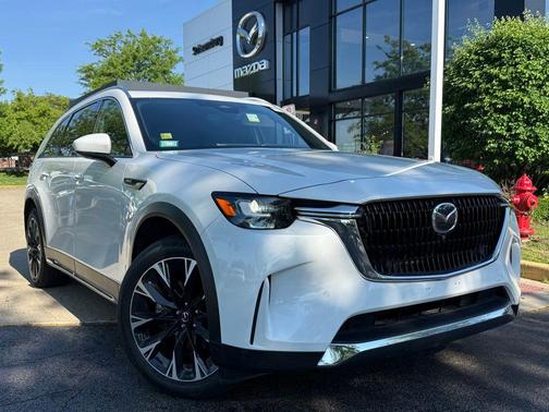 Rhodium White Premium 2024 Mazda CX-90 PHEV Premium Plus
