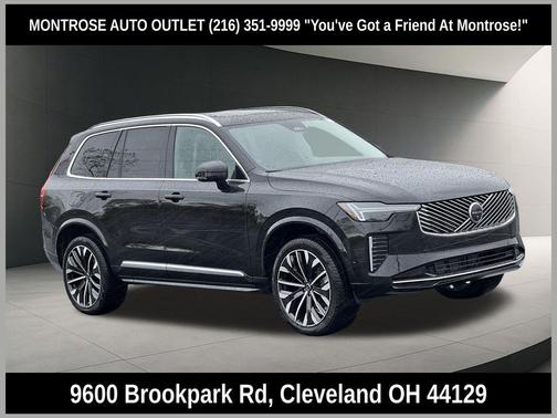 Onyx Black Metallic 2026 Volvo XC90 Ultra, B6 AWD Gas (mild hybrid), Gasoline, Bright, 7 Seats