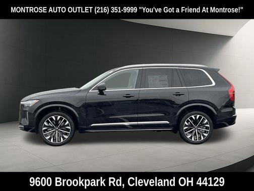 Onyx Black Metallic 2026 Volvo XC90 Ultra, B6 AWD Gas (mild hybrid), Gasoline, Bright, 7 Seats