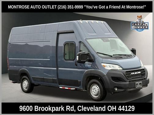 Bright White Clearcoat 2024 RAM ProMaster 3500 High Roof