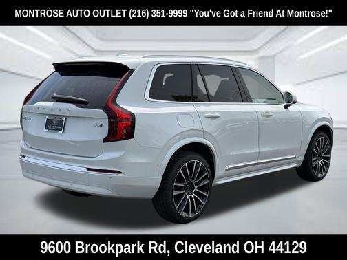 Crystal White Pearl 2026 Volvo XC90 Plus, B6 AWD Gas (mild hybrid), Gasoline, Bright, 6 Seats