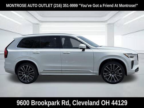 Crystal White Pearl 2026 Volvo XC90 Plus, B6 AWD Gas (mild hybrid), Gasoline, Bright, 6 Seats