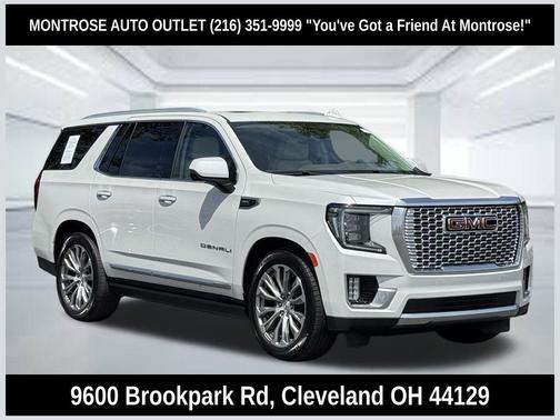 White Frost Tricoat 2021 GMC Yukon Denali