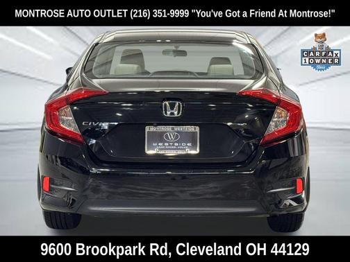 Crystal Black Pearl 2018 Honda Civic LX