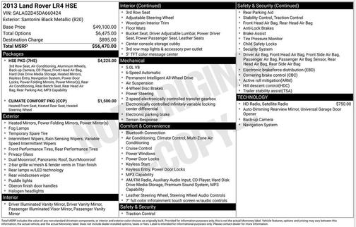 2013 Land Rover LR4 Base