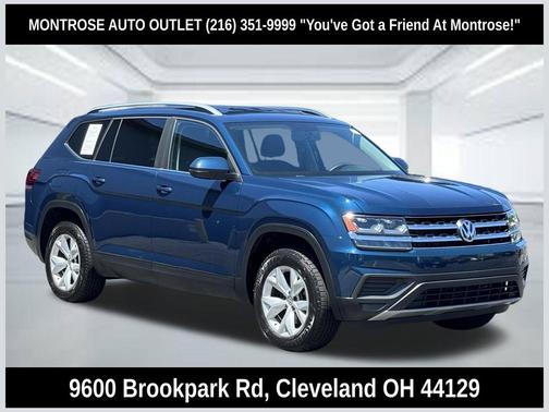Deep Black Pearl 2018 Volkswagen Atlas 3.6L S