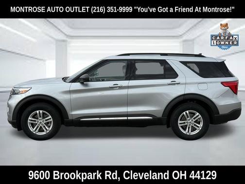 ICONIC SILVER METALLIC 2023 Ford Explorer XLT