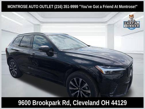 Onyx Black Metallic 2025 Volvo XC60 B5 Plus