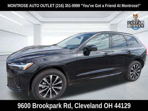 Onyx Black Metallic 2025 Volvo XC60 B5 Plus