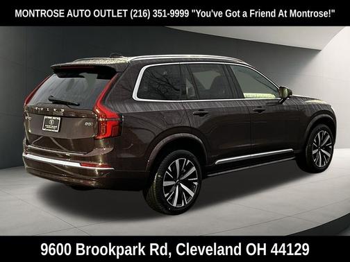Mulberry Red Metallic 2026 Volvo XC90 Plus, B5 AWD Gas (mild hybrid), Gasoline, Bright, 7 Seats