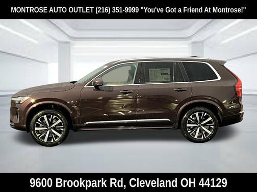 Mulberry Red Metallic 2026 Volvo XC90 Plus, B5 AWD Gas (mild hybrid), Gasoline, Bright, 7 Seats