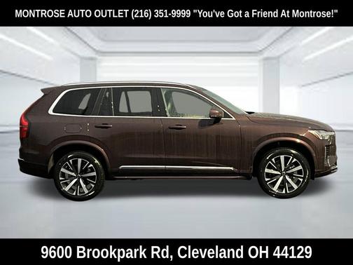 Mulberry Red Metallic 2026 Volvo XC90 Plus, B5 AWD Gas (mild hybrid), Gasoline, Bright, 7 Seats