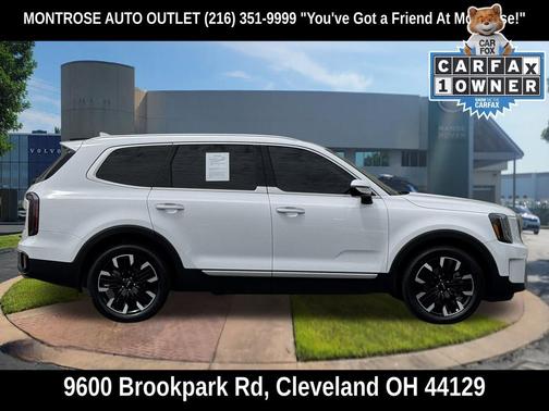Glacial White Pearl 2025 Kia Telluride SX Prestige