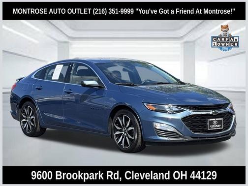 Lakeshore Blue Metallic 2024 Chevrolet Malibu FWD RS