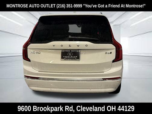 Crystal White Pearl 2026 Volvo XC90 Plus, B6 AWD Gas (mild hybrid), Gasoline, Bright, 7 Seats